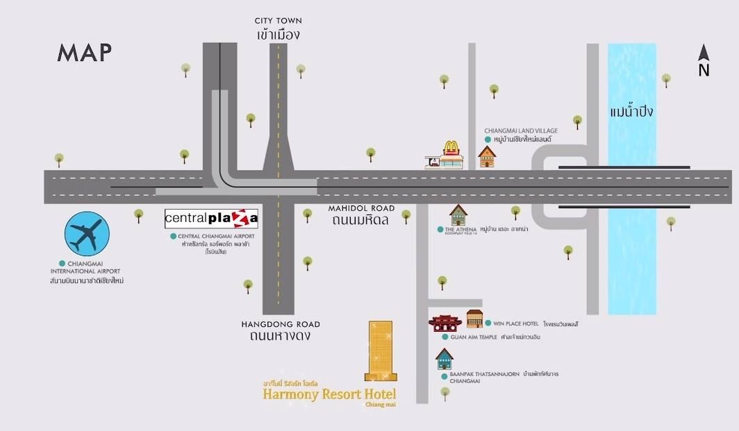 Harmony Resort Hotel Chiang Mai Ngoại thất bức ảnh
